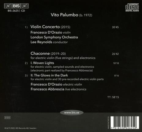 Woven Lights - CD Audio di London Symphony Orchestra,Vito Palumbo - 2