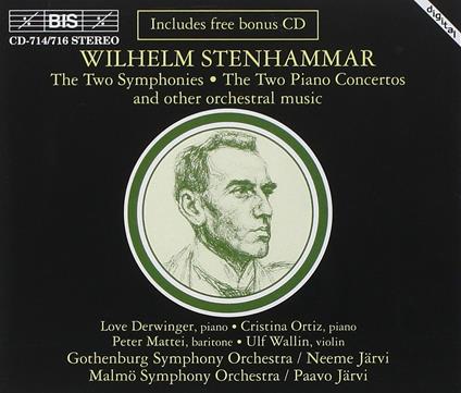 Sinfonie - Concerti per pianoforte - CD Audio di Karl Wilhelm Eugen Stenhammar
