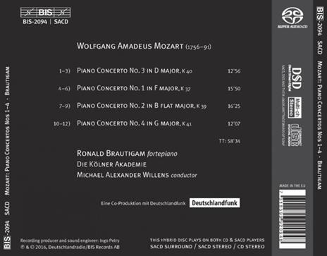 Piano Concertos - SuperAudio CD di Ronald Brautigam - 2
