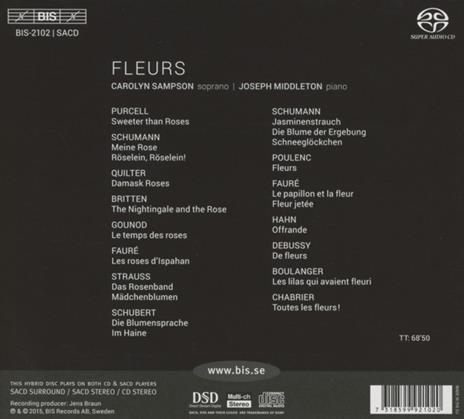 Fleurs - CD Audio di Carolyn Sampson - 2