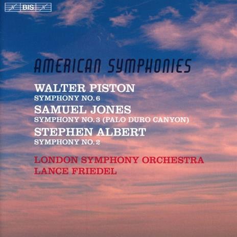 American Symphonies - SuperAudio CD di Walter Piston,Stephen Albert,Samuel Jones