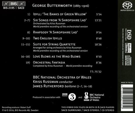 Musica Orchestrale - CD Audio di George Butterworth - 2