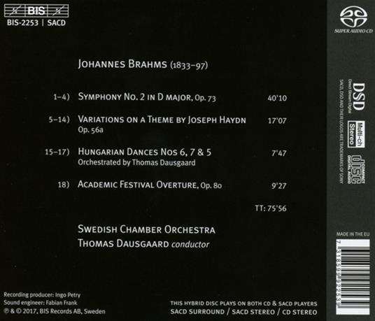 Orchesterwerke - SuperAudio CD di Johannes Brahms - 2