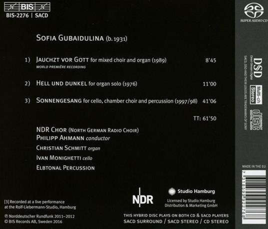 Sonnengesang - SuperAudio CD di Sofia Gubaidulina - 2