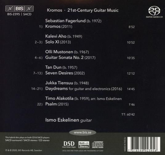 Kromos - Musiche Per Chitarra - SuperAudio CD di Ismo Eskelinen - 2