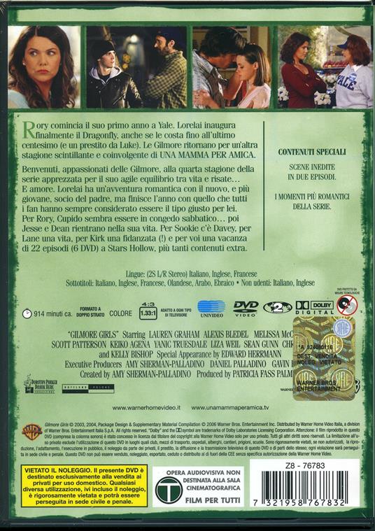 Una mamma per amica. Stagione 4 (6 DVD) - DVD - 2