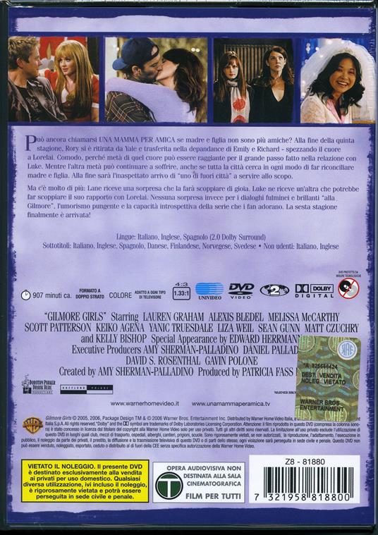 Una mamma per amica. Stagione 6 (6 DVD) - DVD - Film Commedia | IBS
