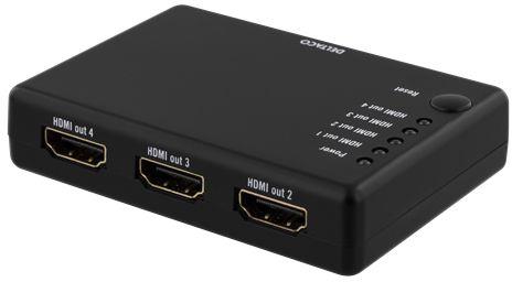 Deltaco HDMI-7051 ripartitore video 4x HDMI - Deltaco - TV e Home Cinema,  Audio e Hi-Fi | IBS