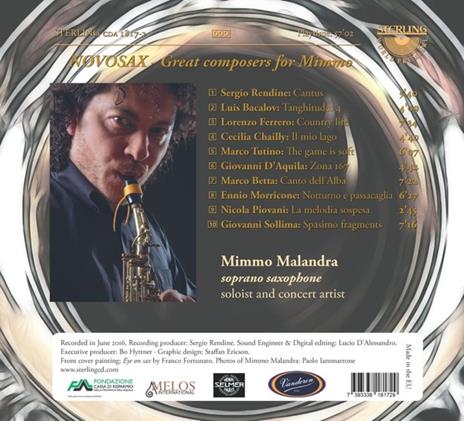 Novosax. Great Composers for Mimmo - CD Audio di Mimmo Malandra - 2