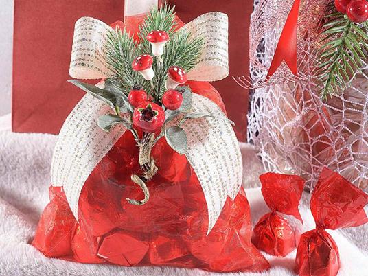 Mazzolini di Pino con Bacche Rosse Fiori Artificiali Natalizi Addobbi per  Albero di Natale Decorazione Natalizia Chiudi Pacco - - Idee regalo | IBS