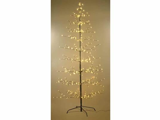 Albero Natalizio Luminoso con 453 Luci Led Bianco Caldo Albero di Natale  Artificiale per Interni ed Esterni Altezza 1,8 Metri Albero di Natale Led -  - Idee regalo | IBS