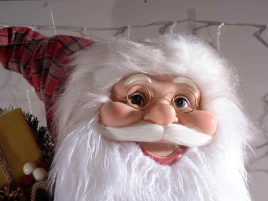 Babbo Natale Gigante Altezza 2 Metri Babbo Natale da Vetrina Decorazione  Natalizia per Casa Vetrine e Negozi - - Idee regalo | IBS
