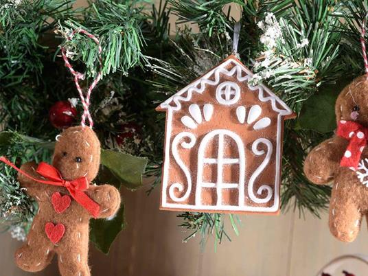 Set 12 Decorazioni Natalizie da Appendere Pan di Zenzero Addobbi Natalizi  per l'Albero di Natale e la Casa - - Idee regalo | IBS