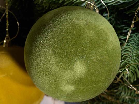 12 Palline per Albero di Natale in Velluto Colorato Addobbi Natalizi da  Appendere Decorazione per l'Albero e la Casa - - Idee regalo | IBS