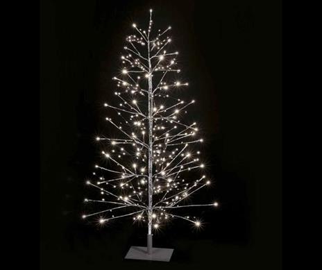 Albero Natalizio Luminoso Argentato con 320 Luci Led Bianco Caldo Albero di  Natale Artificiale per Interni ed Esterni Altezza 1,5 Metri 103 Rami  Luminosi per Interno ed Esterno - - Idee regalo | IBS