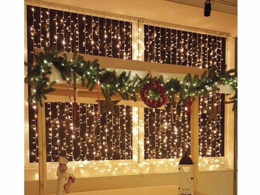 Luci Natalizie 10 Metri per Balconi Finestre e Grandi Superfici 500 Luci  Natalizie per Esterni ed Interni Color Bianco Caldo Luci di Natale per Casa  Negozi e Vetrine - - Idee regalo | IBS