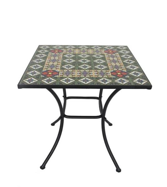 Tavolo giardino con mosaico tavolo da giardino quadrato con top in ceramica  tavolo per esterni - Gruppo Maruccia - Idee regalo | IBS