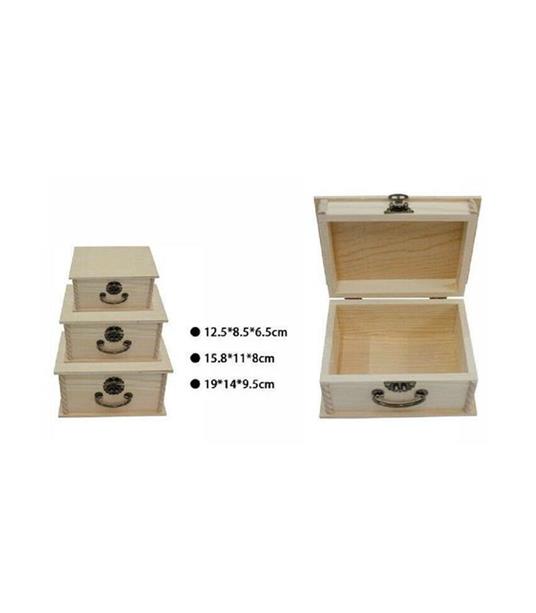 Set 3 Scatole In Legno Decoupage Tris Matrioska Scatola Cofanetto Ly-3006 -  Trade Shop TRAESIO - Casa e Cucina | IBS