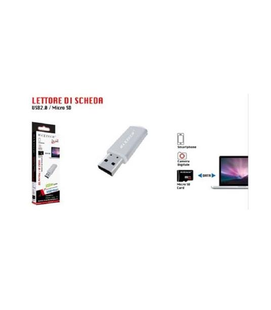 Lettore Di Schede Di Memoria Usb 2.0 Micro Sd Adattatore Per Pc 480mbps  Lto-Sm03 - Trade Shop TRAESIO - Informatica | IBS