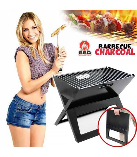 Barbecue A Carbone Carbonella Bbq Grill In Metallo Pieghevole Portatile  Picnic - Trade Shop TRAESIO - Idee regalo | IBS