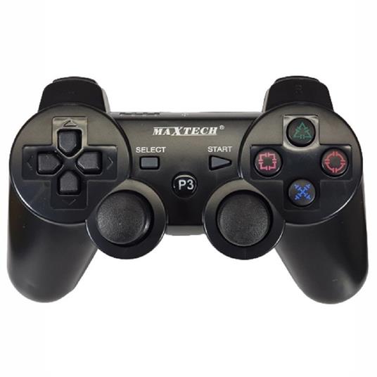 JOYSTICK WIRELESS COMPATIBILE CON PLAY-STATION 3 PS3 VIBRAZIONE MAXTECH  JO-PS002 - gioco per - - - Videogioco | IBS