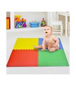 Tappetino Tappeto Puzzle Maxi Colorati Gioco Bambino Set 4pz 60x60cm Gomma Eva