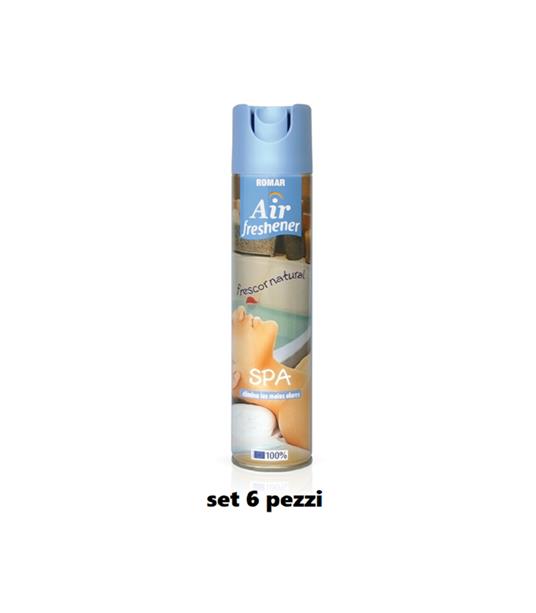 Set 6 Pz Deodorante Per Ambiente Spray Profumo Casa Fresco 300 Ml Spa -  Trade Shop TRAESIO - Idee regalo | IBS