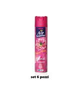 Set 6 Pz Deodorante Per Ambiente Spray Profumo Casa Fresco 300ml Floreale