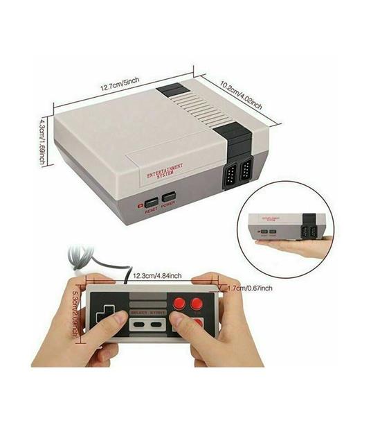 Mini Console Giochi Classic Retro Per Nes 2 Controller Tipo Nintendo 500 In  1 - Trade Shop TRAESIO - Giochi elettronici e interattivi - Giocattoli | IBS