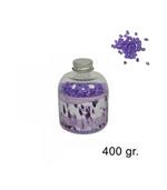 Set 2 Pezzi Pietrisco Profumato Bottiglia 400gr Fragranza Lavanda Decoro Pietra