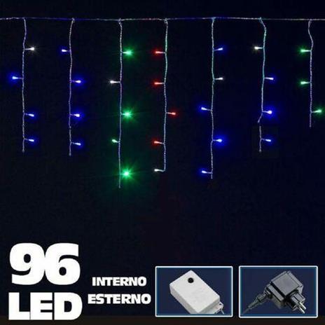 Luci di Natale Multicolor LED 80 16 Mt LED IP44