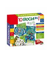 Gioco 10 Giochi in 1 Gioco di Società per Bambini Gioco da Tavolo Unogiochi