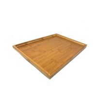 Vassoio Legno Di Bamboo Rettangolare Bordo Alto X Alimenti Colazione  41x29x2,5cm - Trade Shop TRAESIO - Idee regalo