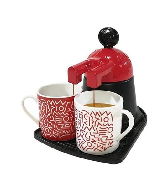 Caffettiera Mini Express Con 2 Tazze In Ceramica Caffe' Colori Assortiti -  Trade Shop TRAESIO - Idee regalo | IBS