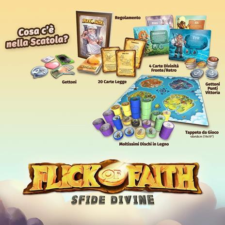 Flick of Faith: Sfide Divine. Gioco da tavolo - 5