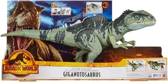 Jurassic World Dominion Giganotosaurus, Dinosauro sonoro da 55 cm - 2