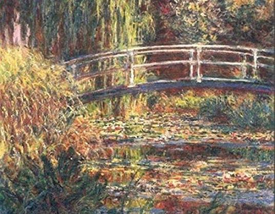 Stampa Su Tela - Canvas - Stagno Delle Ninfee - Monet - 50X70Cm - Senza Telaio - copertina