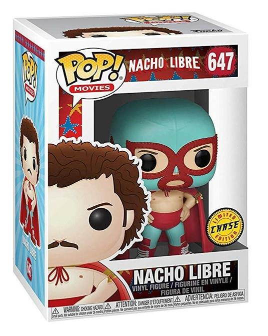 Pop Movies Nacho Libre Nacho Chase Le Vinyl Figure New! - 3