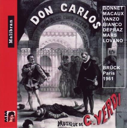 Don Carlos - CD Audio di Giuseppe Verdi