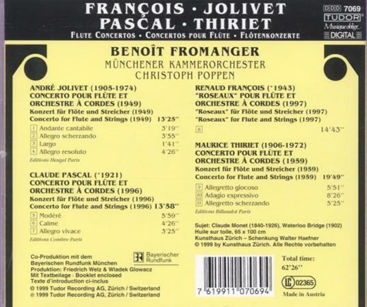 Concerto per Flauto - CD Audio di André Jolivet - 2