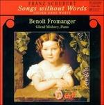Lieder Ohne Worte - Songs Without Words - CD Audio di Franz Schubert