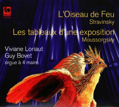 Viviane Loriaut / Guy Bovet: Orgue A 4 Mains - Stravinsky, Mussorgsky - CD Audio