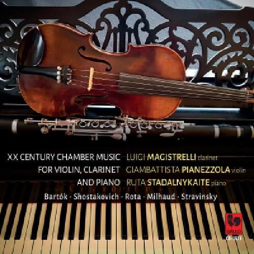 Xx Century Chamber Music, For Violin, Clarinet And Piano - CD Audio di Luigi Magistrelli