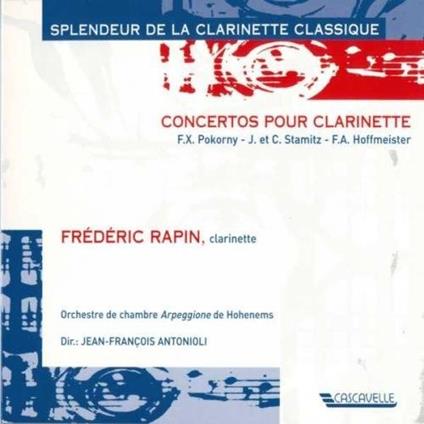 POKORNY Franz Xaver - Splendeur de la clarinette classique - CD Audio