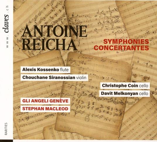 Anton Reicha (1770-1836) - Sinfonia Concertante F??R 2 Celli & Orchester - CD Audio