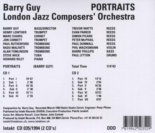 Portraits - CD Audio di London Jazz Composers Orchestra - 2