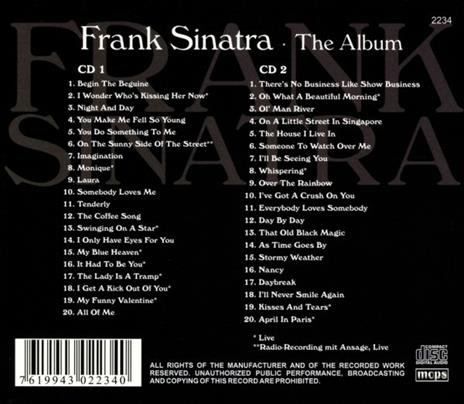 Album - CD Audio di Frank Sinatra - 2