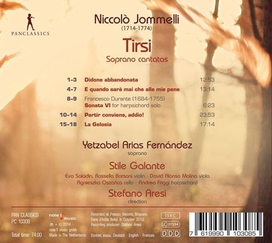 Soprano Cantatas - CD Audio di Niccolò Jommelli - 2