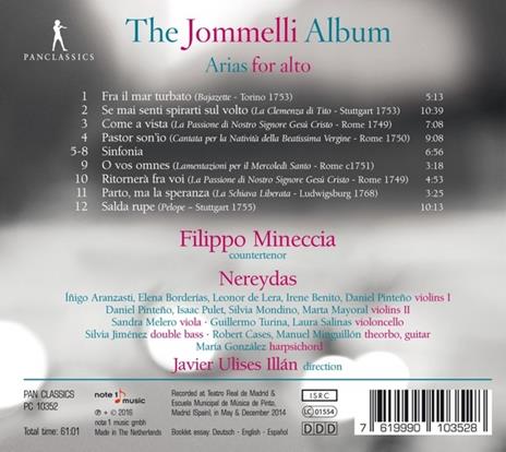 Jommelli Album - CD Audio di Niccolò Jommelli - 2