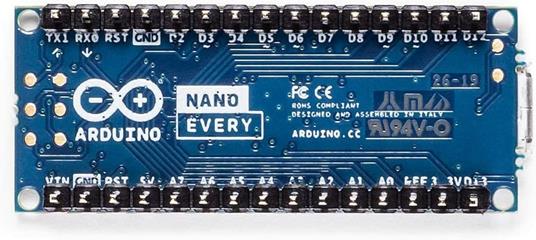 Arduino Nano Every With Headers Abx00033 Arduino Informatica Ibs 3585